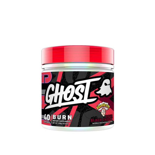 Intense Fat Burner - Ghost Burn Sour Black Cherry 290g | Thermogenic Weight Loss Supplement Ghost