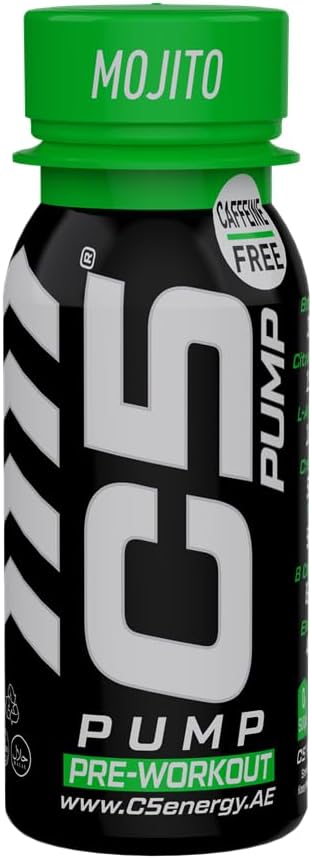 C5 Pump Sugar free Pre-Workout Shot | 12x 77ml ultamade