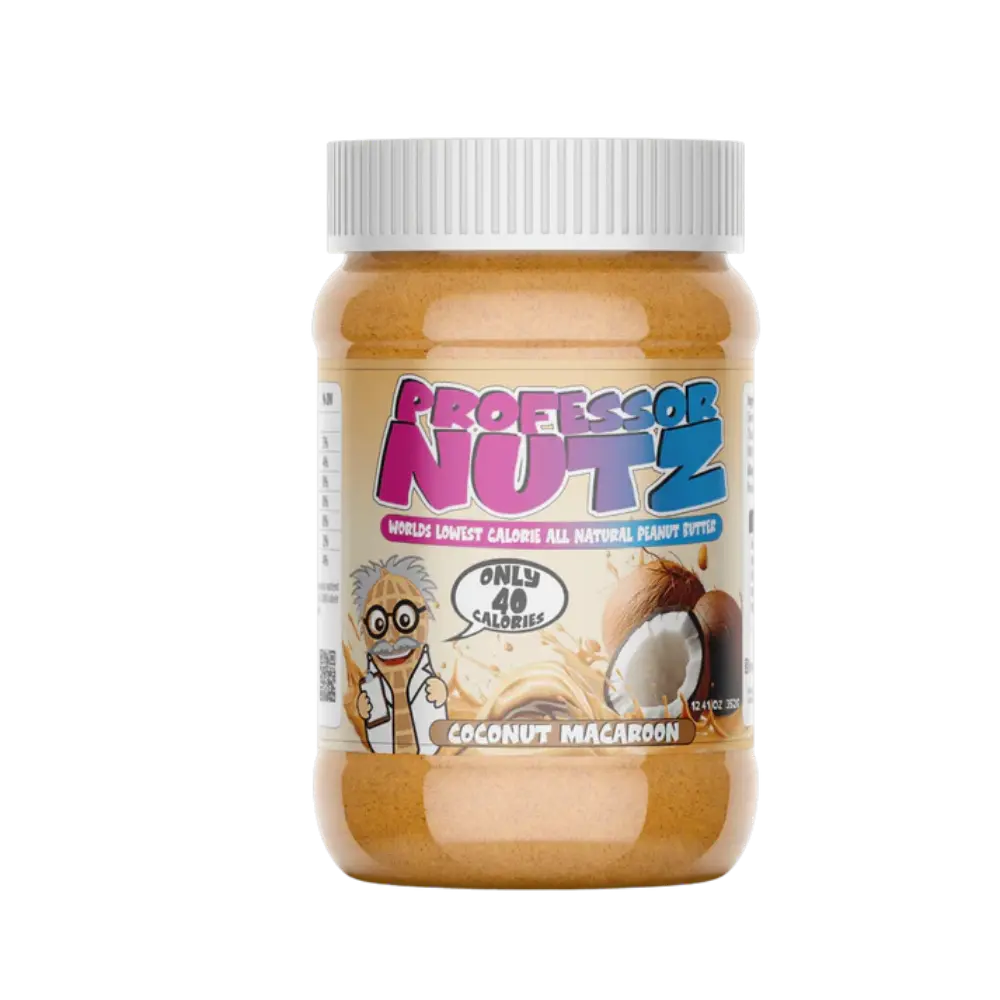 Professor Nutz Peanut Butter – World's Lowest Calorie Peanut Butter, High Protein- 352g Professor Nutz