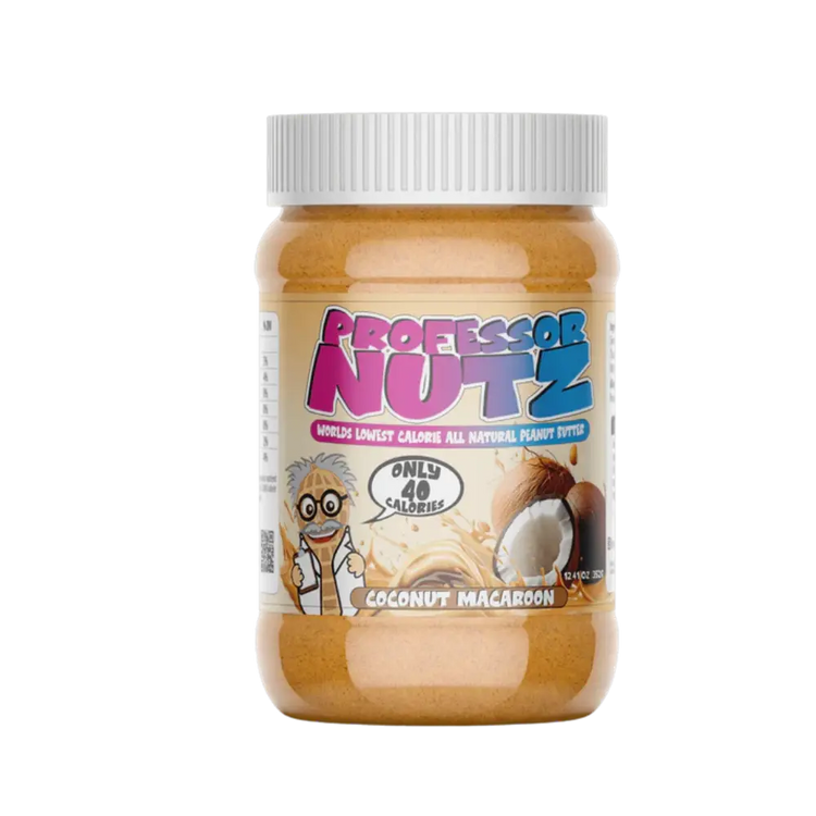 Professor Nutz Peanut Butter – World's Lowest Calorie Peanut Butter, High Protein- 352g Professor Nutz