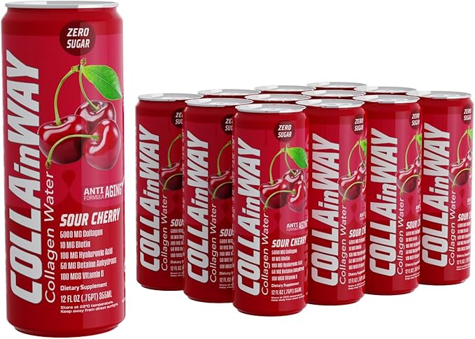 COLLAinWAY Collagen Water 5000mg – Zero Sugar | Hair, Skin, Nails & Joint Support collainway