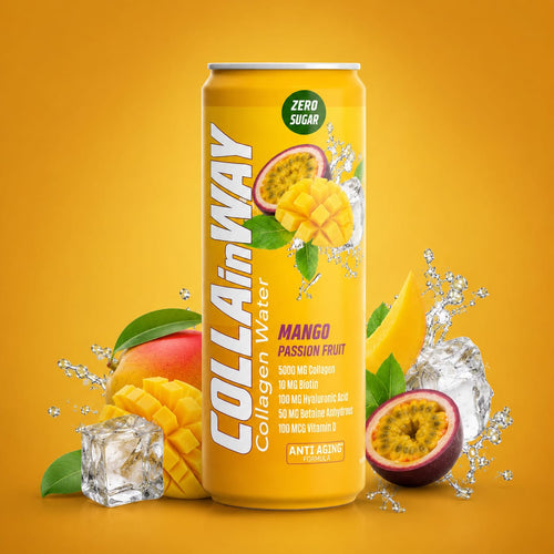 COLLAinWay Collagen Drink 5000mg – Zero Sugar | Hair, Skin, Nails & Joint Support | With Biotin, Hyaluronic Acid, Glutathione, L-Carnitine, Vitamin D & Calcium (Pack of 12) Puzzle Supps