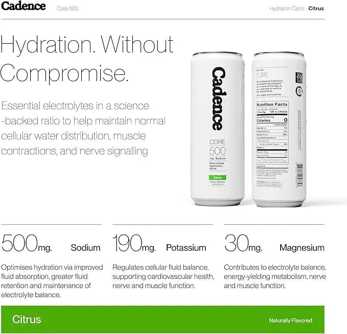 Cadence Core Hydration Complete electrolytes Drinks Puzzle Supps