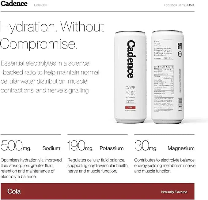 Cadence Core Hydration Complete electrolytes Drinks Puzzle Supps