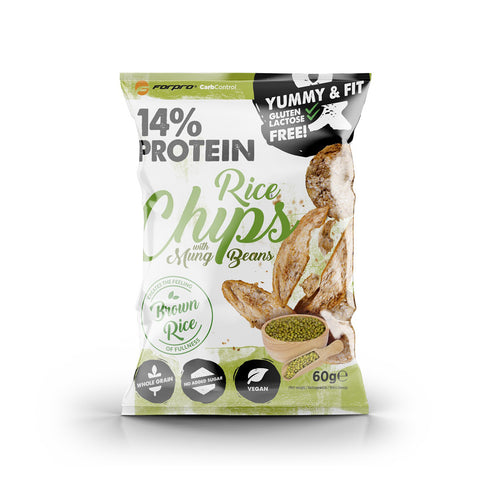 ForPro 14% Protein Rice Chips With Mung Beans 60g