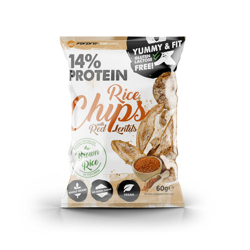 ForPro 14% Protein Rice Chips With Red Rentil 60g