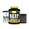 Combo 1 : NXT Beef Protein Isolate, Creatine Monohydrate, Abe Pre Workout Powder Puzzle Supps