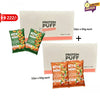 Combo 2 : Bite And more protein Puff  Vegetable & Chili Lime  Flavor 2 box Bite & More