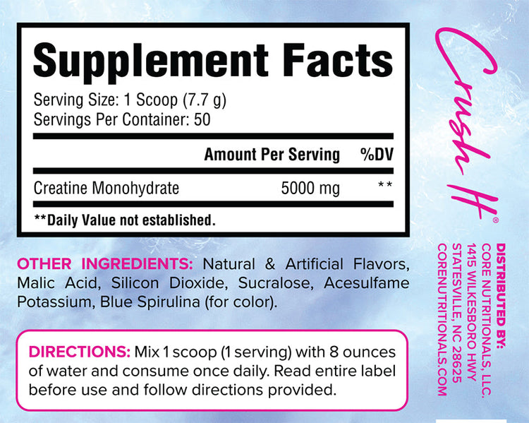 مسحوق الكرياتين من كور نيوتريشن، 385 جم
