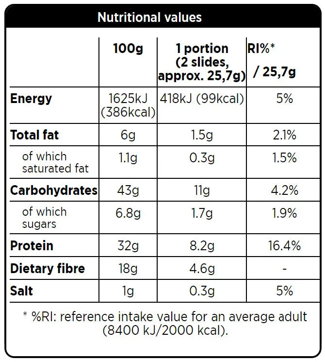 ForPro 30% Protein Crisp Bread Garlic & Onion 150g ForPro