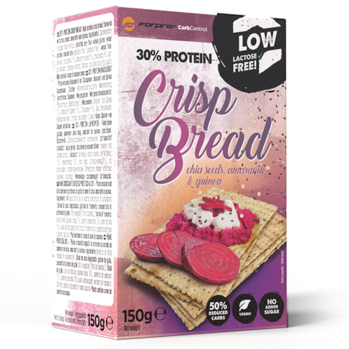 Forpro 30% Protein Crisp Bread Chia Seeds Amaranth & Quinoa 150g