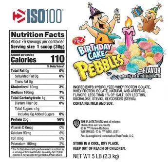 Dymatize ISO 100 Hydrolyzed : Supercharge Your Gains with 25g Protein & BCAAs | 5lb | 2.3kg Dymatize