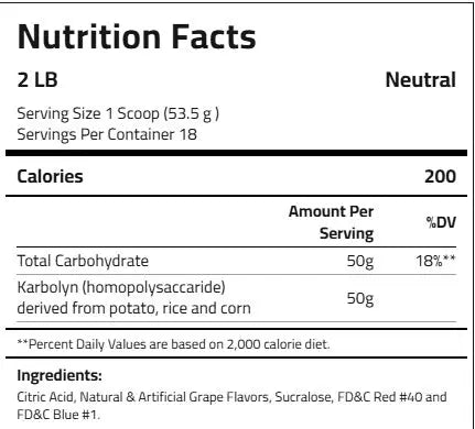 EFX Sports karbolyn fuel 1000g Puzzle Supps