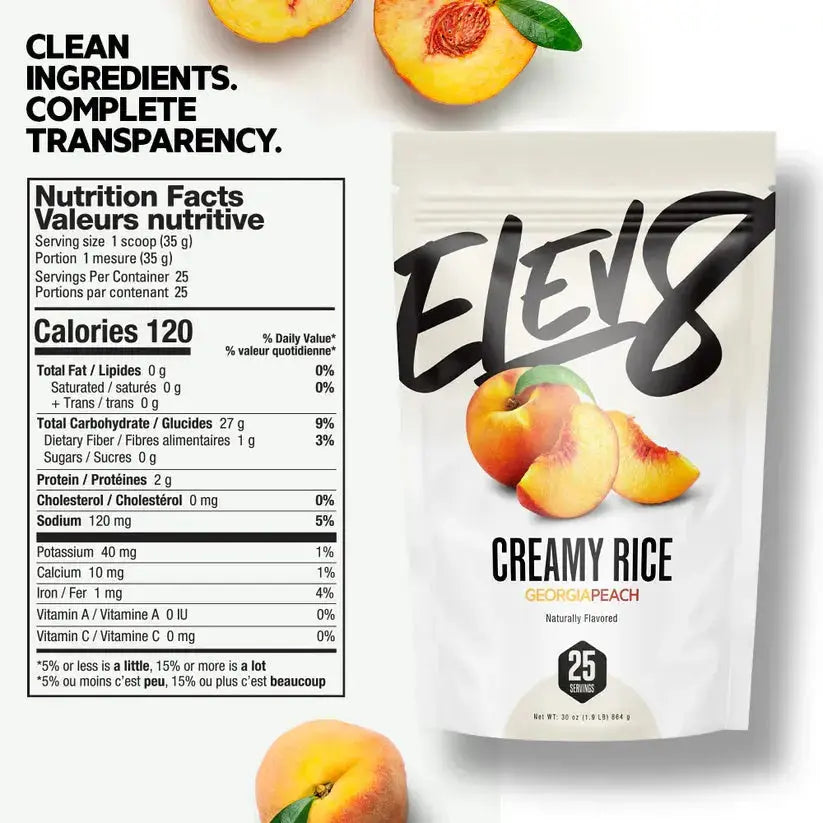 Elev8 Creamy rice: High Protein, No-Cook, Ready in 30 Seconds- 300g Elev8