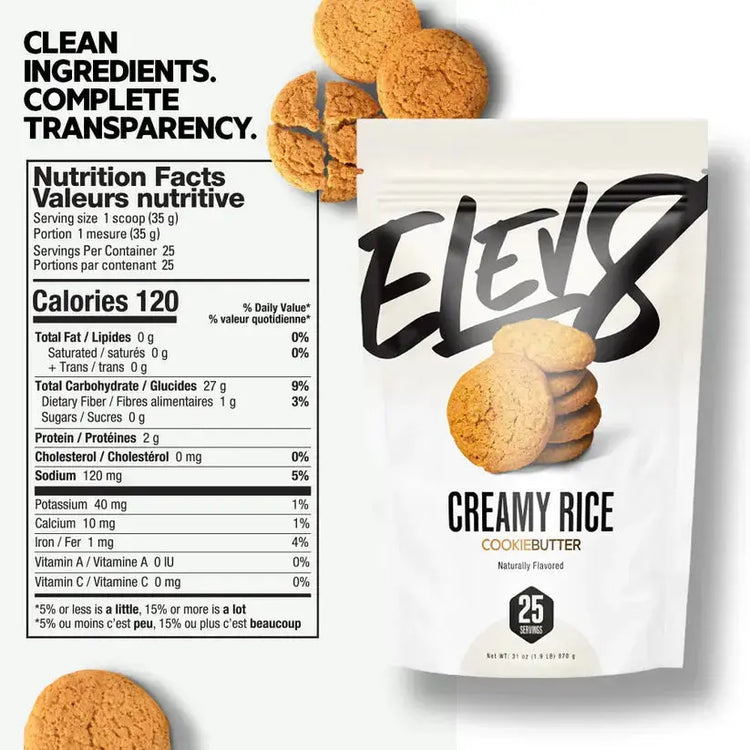 Elev8 Creamy rice: High Protein, No-Cook, Ready in 30 Seconds- 300g Elev8