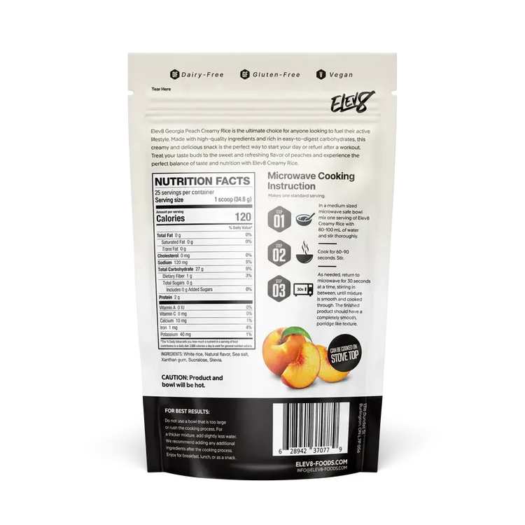 Elev8 Creamy rice: High Protein, No-Cook, Ready in 30 Seconds- 300g Elev8