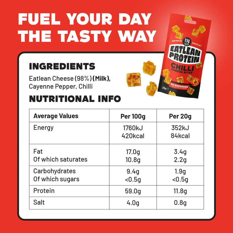 Eatlean protein cheese bites crunchy | 12x20g Eatlean protein