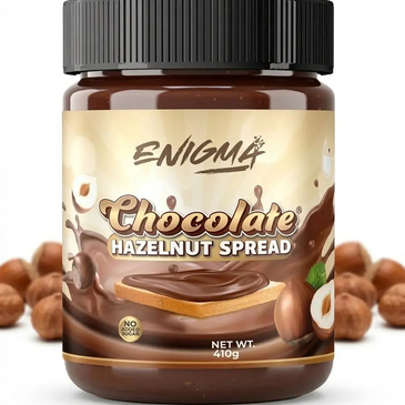 Enigma Chocolate Hazelnut Spread (No added sugar) 410g enigma