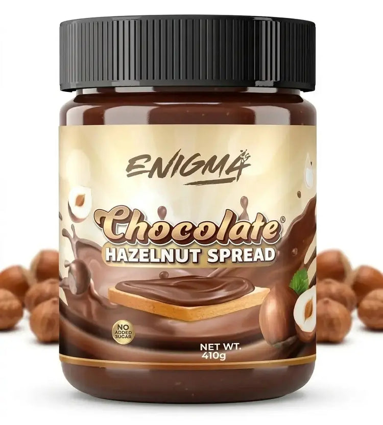 Enigma Chocolate Hazelnut Spread (No added sugar) 410g enigma