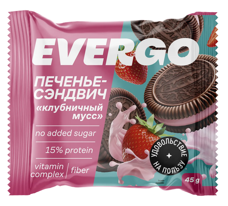 Evergo high Protein Cookies 10x40g Evergo
