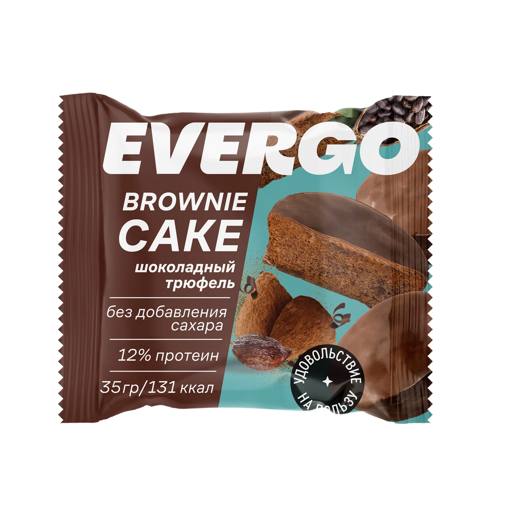 Evergo protein Cake brownie 8x35g Evergo