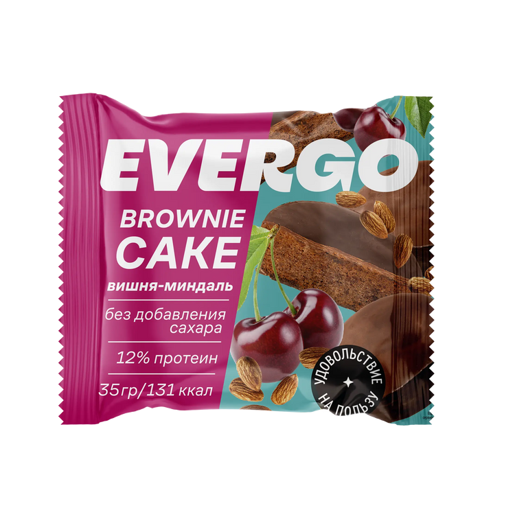 Evergo protein Cake brownie 8x35g Evergo