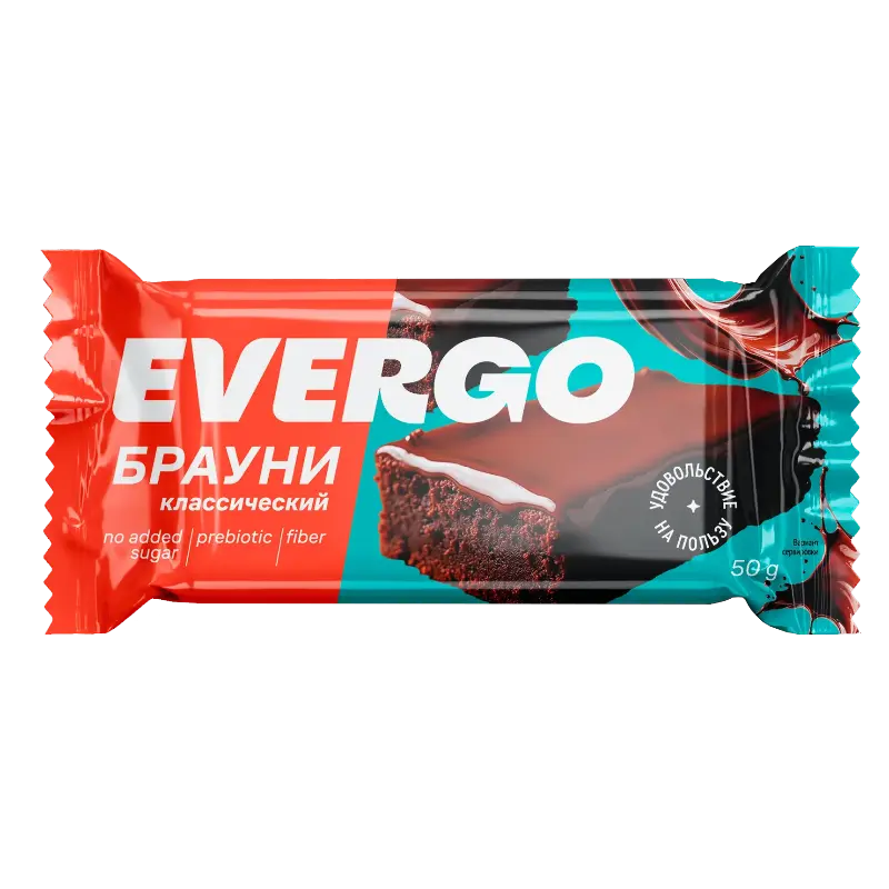Evergo protein bar brownie 12x50g Evergo