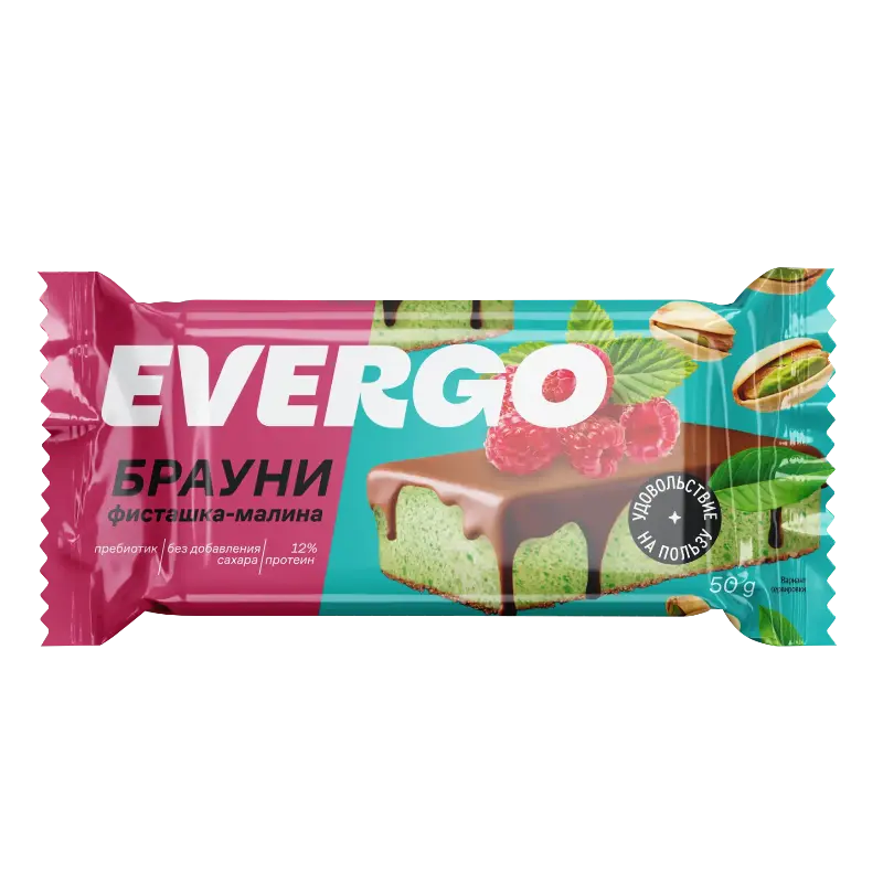 Evergo protein bar brownie 12x50g Evergo
