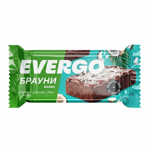 Evergo protein bar brownie 12x50g Evergo