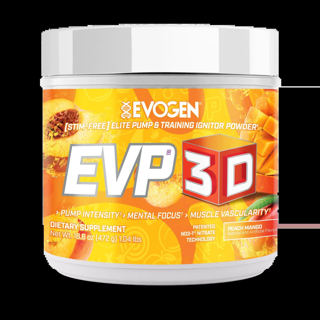 Evogen EVP 3D - The Ultimate Non-Stimulant Pre-Workout for Intense Pumps Evogen