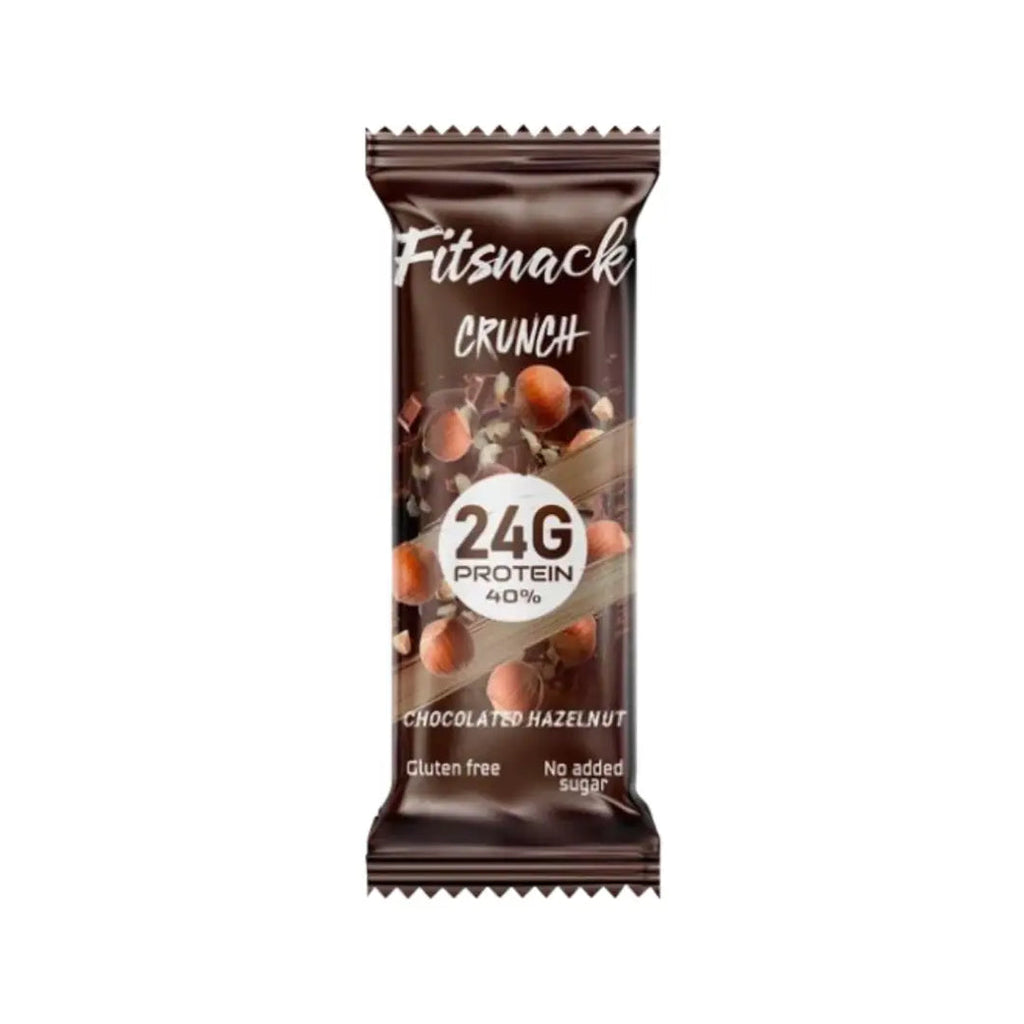 Fitsnack Crunch Bar with Collagen – No Added Sugar, High Fiber & Protein | 60g Fitsnack