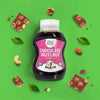 Food Factor Chocolate Hazelnut Syrup Made in Italy, Zero Sugar, Low Calorie,260ml Puzzle Supps