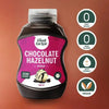 Food Factor Chocolate Hazelnut Syrup Made in Italy, Zero Sugar, Low Calorie,260ml Puzzle Supps