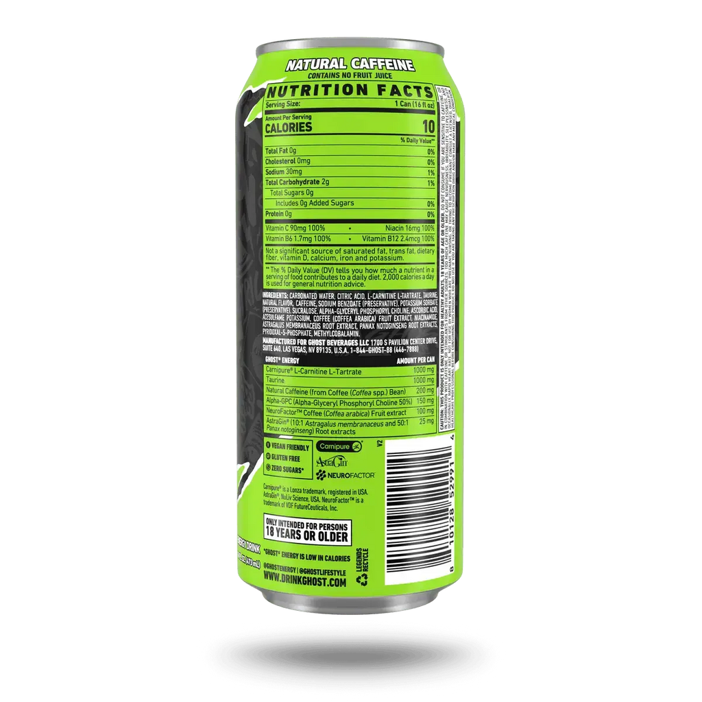 Ghost Energy Drink - Zero Sugar, Full Flavor, Ultimate Boost