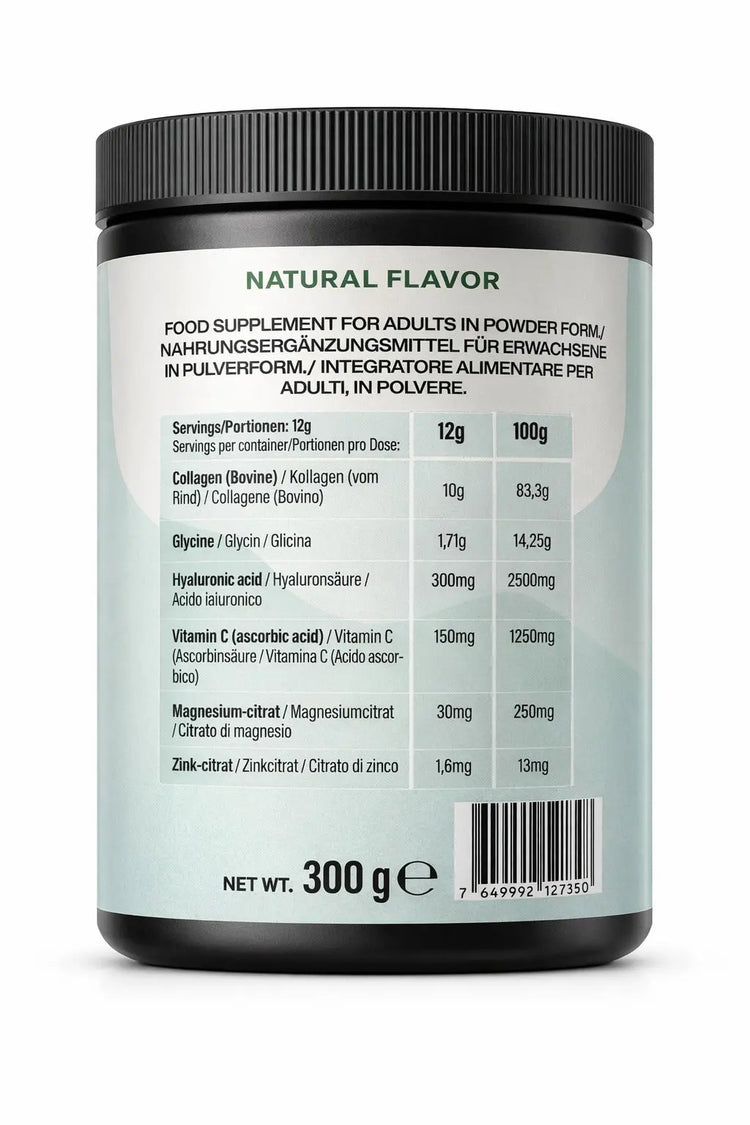 Go Fitness Collagen 300g – Premium Collagen Powder with Hyaluronic Acid & Vitamin C Go Fitness