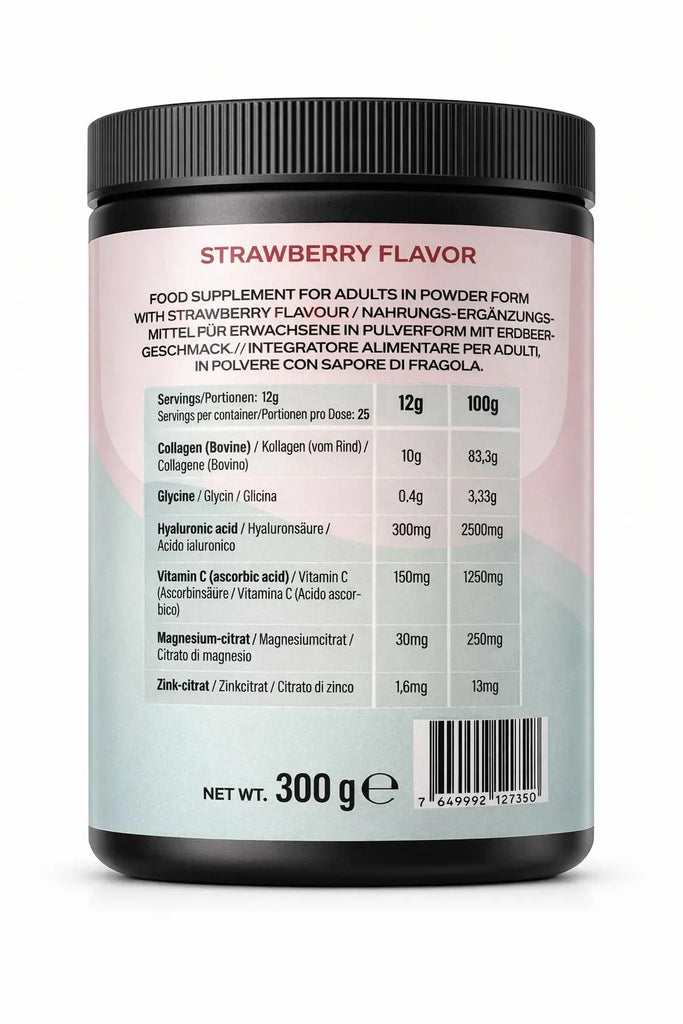 Go Fitness Collagen 300g – Premium Collagen Powder with Hyaluronic Acid & Vitamin C Go Fitness