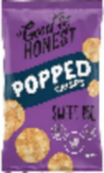 Good & Honest popped chips crisp |High In Fibre |Gluten free| Vegan | 75g Puzzle Supps