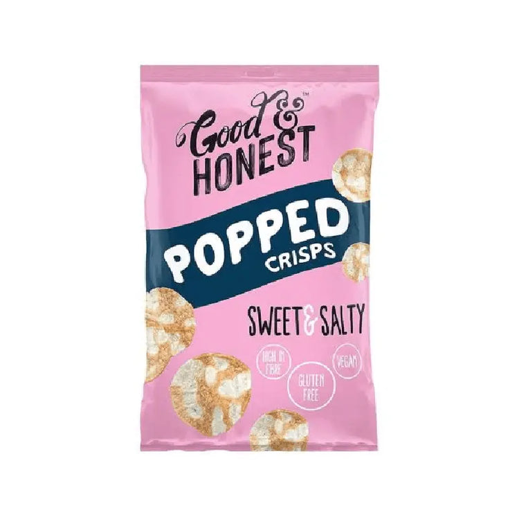 Good & Honest popped chips crisp |High In Fibre |Gluten free| Vegan | 75g Good & Honest