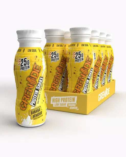 Grenade Protein Shake 330ml 8-Pack: Muscle Recovery, Low Sugar, High-Protein On-the-Go Drink Grenade