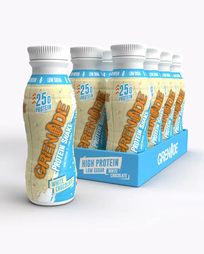 Grenade Protein Shake 330ml 8-Pack: Muscle Recovery, Low Sugar, High-Protein On-the-Go Drink Grenade