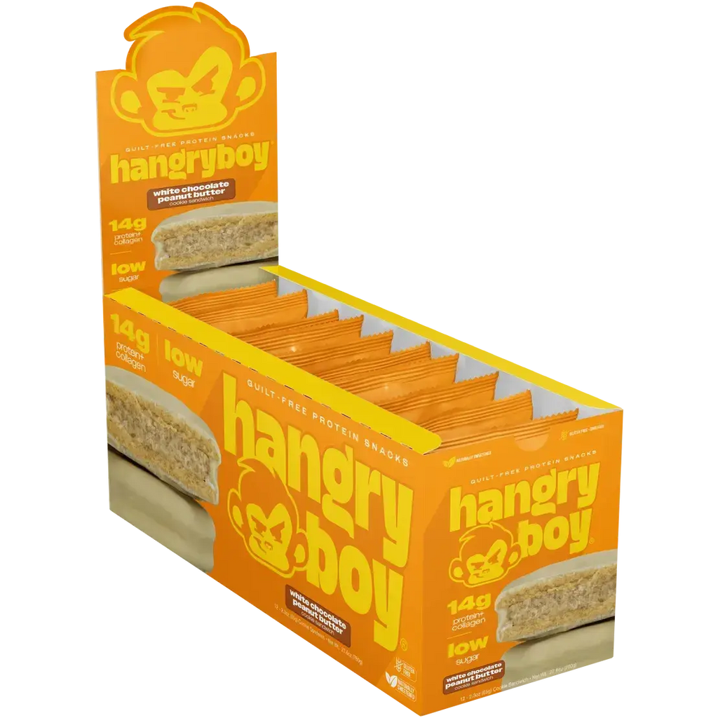 Hangry Boy Protein Cookie Sandwich – 14 g Protein, 12x65g Puzzle Supps