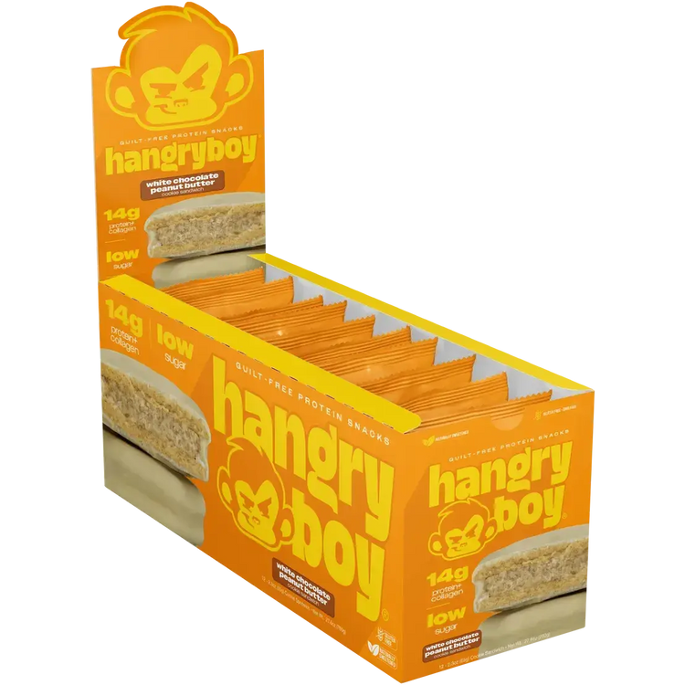 Hangry Boy Protein Cookie Sandwich – 14 g Protein, 12x65g Puzzle Supps