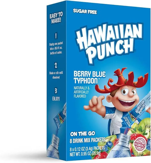 Hawaiian Punch Powder Drink Mix – Sugar Free & Delicious, Excellent source of Vitamin C 8 sticks Puzzle Supps