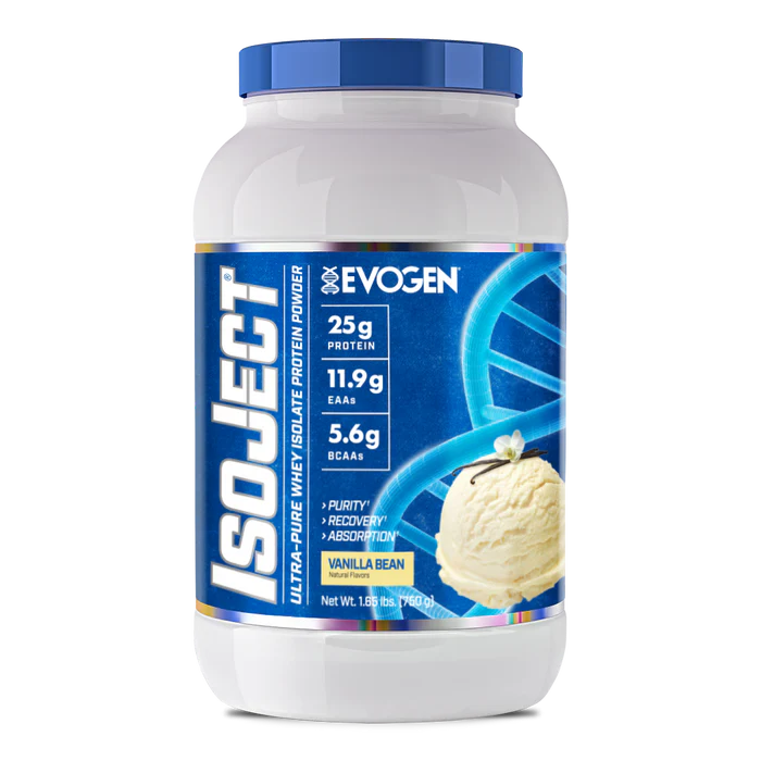 EVOGEN ISOJECT Ultra-Pure Whey Isolate – Low Calorie, Zero Sugar, Gluten-Free- 910g