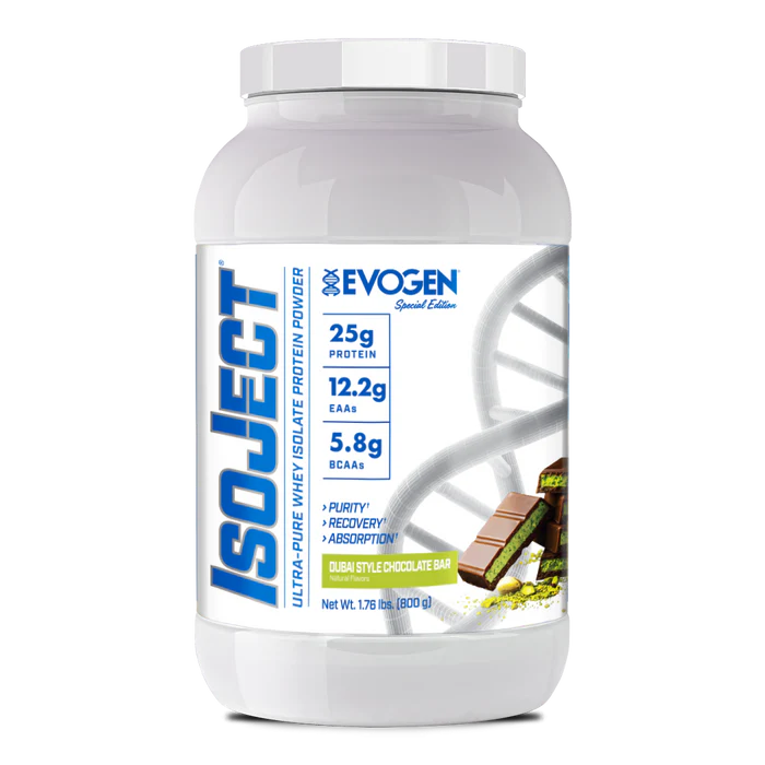 EVOGEN ISOJECT Ultra-Pure Whey Isolate – Low Calorie, Zero Sugar, Gluten-Free- 910g