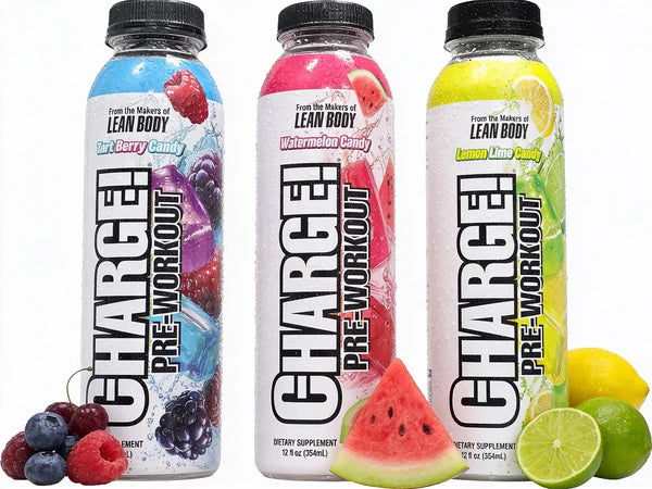 Labrada Charge Pre‑Workout RTD — Explosive Energy, Massive Pumps & Hydration- (354ml x 12) Labrada