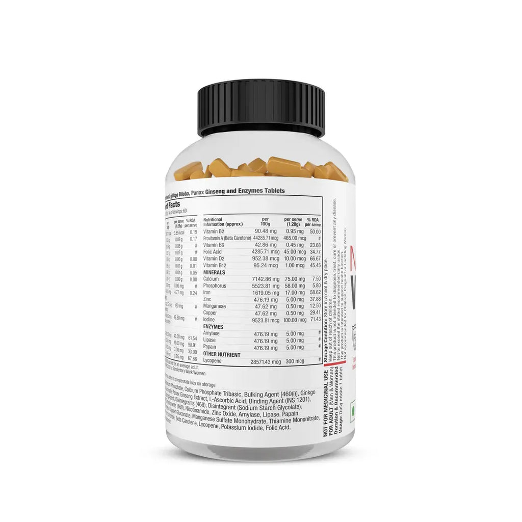 Labrada Multivitamin 60 Tablets Puzzle Supps