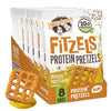 Lenny Larry's FITZELS Pretzel Snacks Incredibly Tasty, High Protein ,Plant Based Protein,8x85g Puzzle Supps