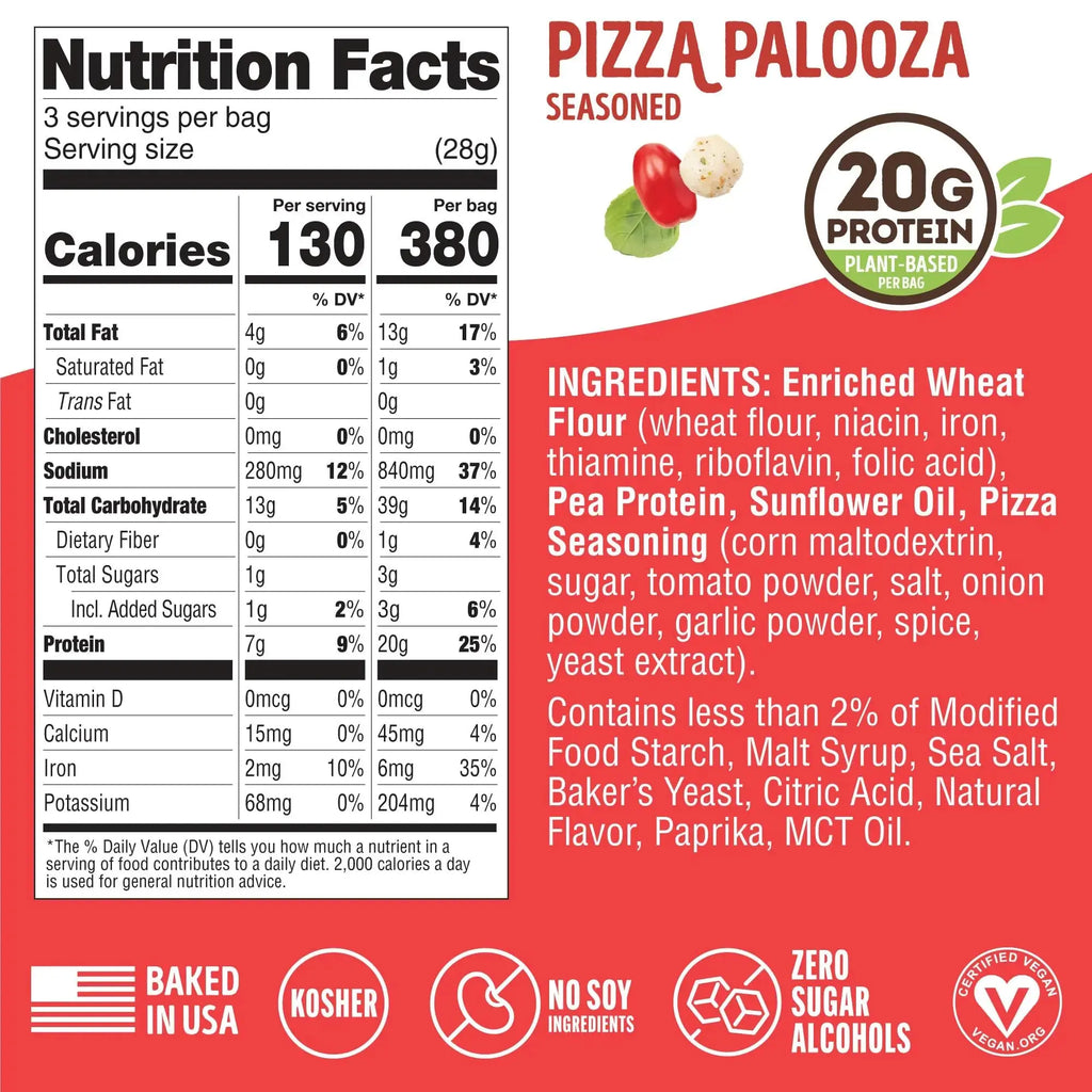 Lenny Larry's FITZELS Pretzel Snacks Incredibly Tasty, High Protein ,Plant Based Protein,8x85g Puzzle Supps