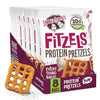 Lenny Larry's FITZELS Pretzel Snacks Incredibly Tasty, High Protein ,Plant Based Protein,8x85g Puzzle Supps